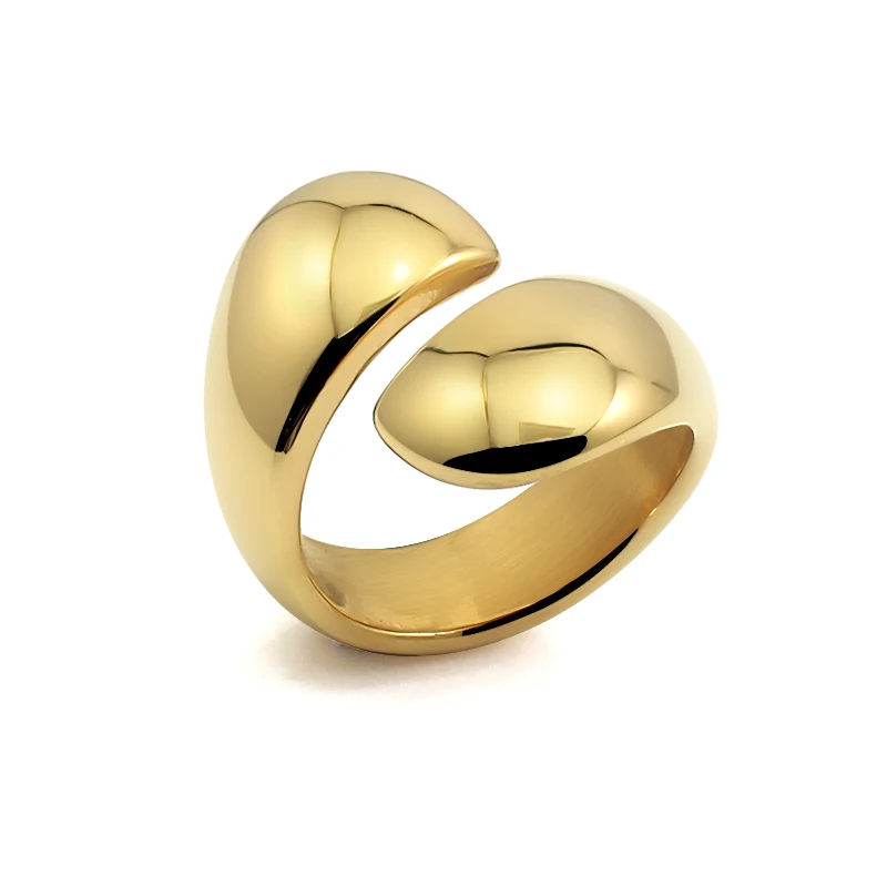 Кольцо женское нестандартное из нержавеющей стали с 2024