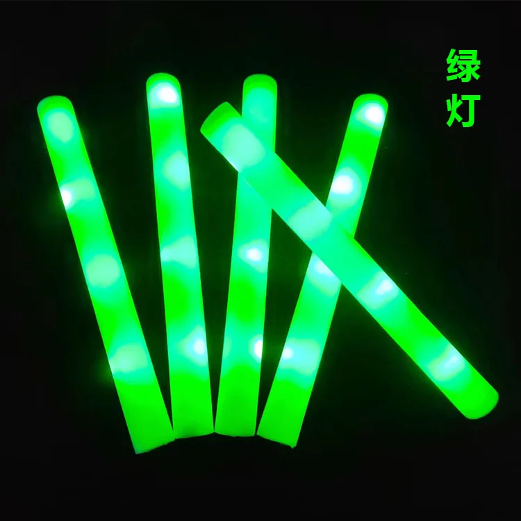 RICHSHINING Factory Price 48cm Led Foam Stick Glowing in the Dark Multi-Color Flashing Penlight Concert Sticks for Party