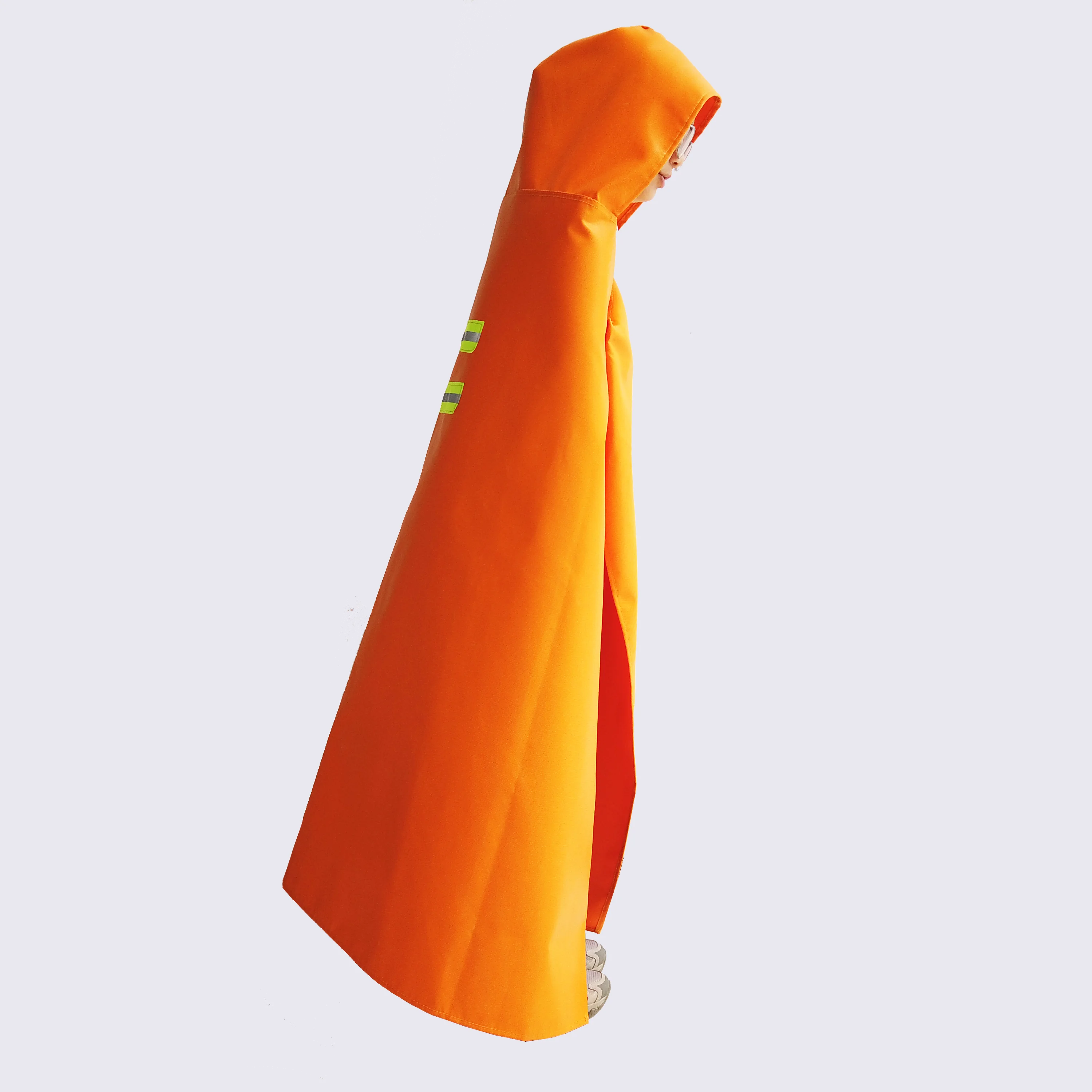 Fire Cape Fireproof Protection, Silicone Coated Fiberglass Cloth Fire Blanket