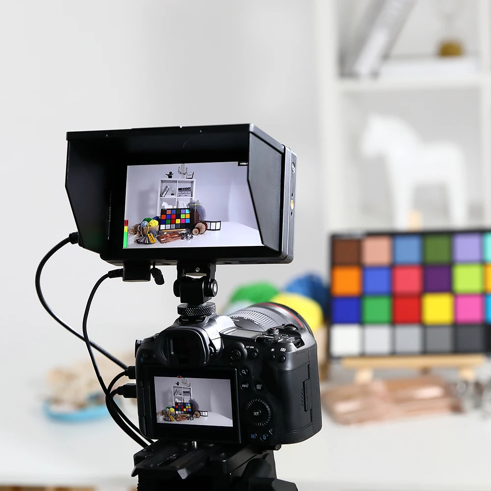 Godox GM55 4K Monitor 5.5 Inch 3D LUT Touch Screen IPS FHD 1920x1080 Video 4K Field Monitor Dslr PK FEELWORLD F6 PLUS