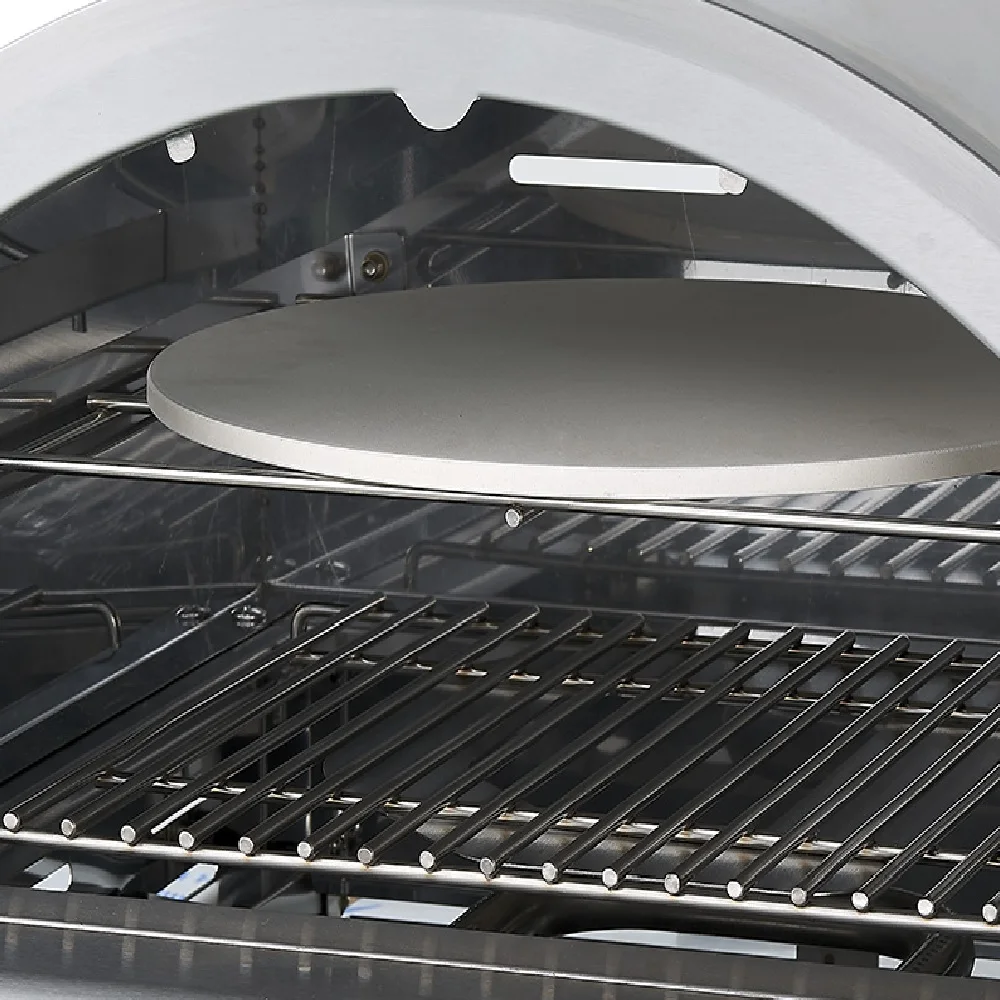 Modern style pizza gas oven 16 inch bbq grill outdoor gas pizza oven built in islands gas BBQ grill with CE