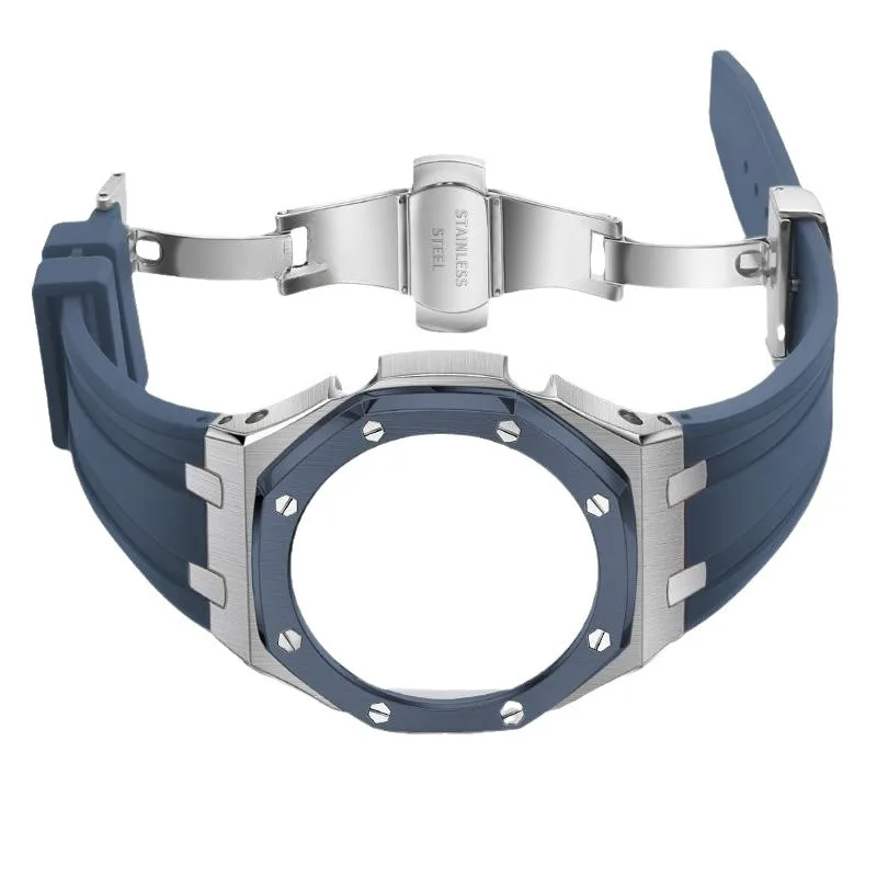 Luxury GA2100 Casioak Mod kit silicone Watch Case Bezel Strap Replaceable Accessories Metal Smart Watch Band