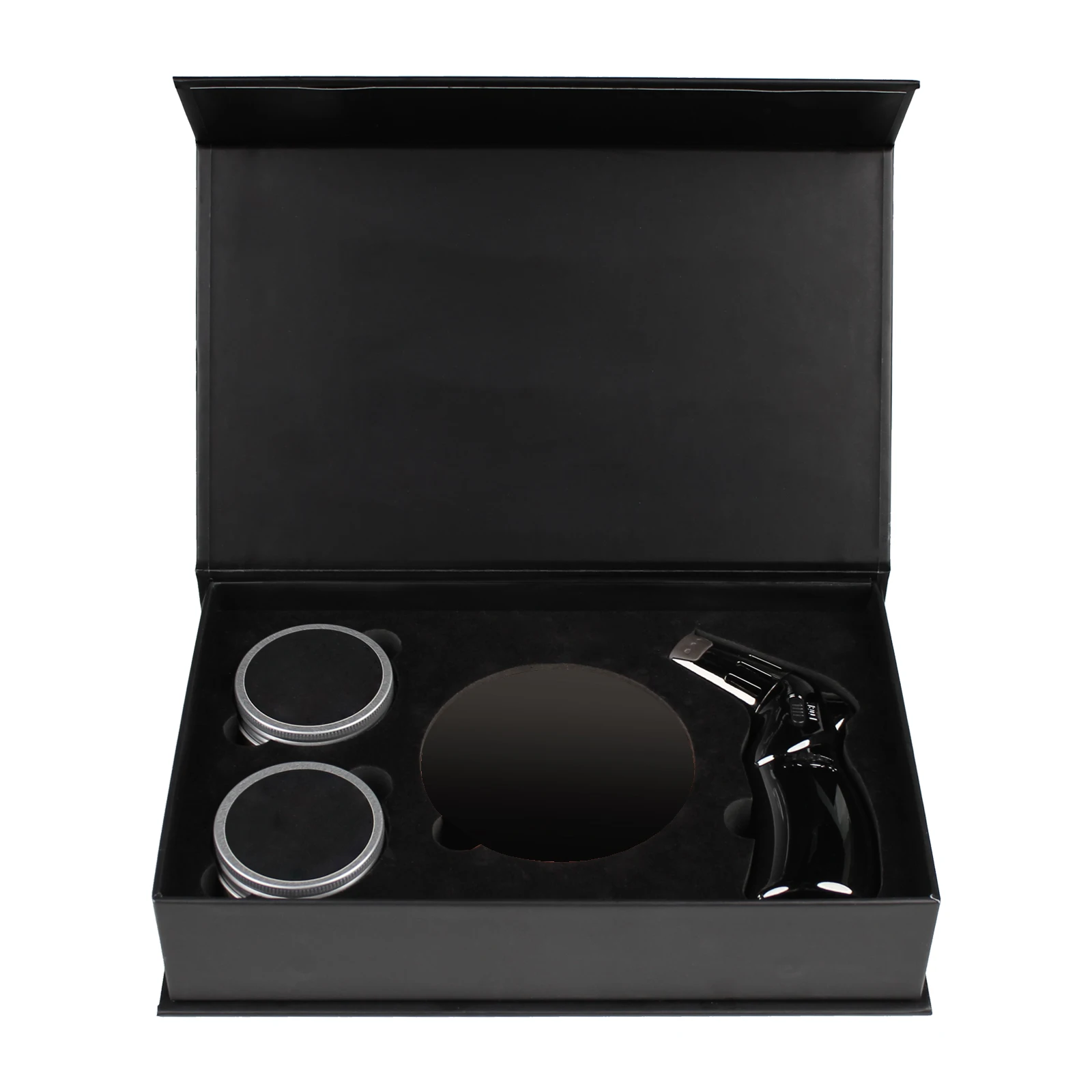 Customized Wood Cocktail Smoker Kit with Torch and Flavor Wood Chips