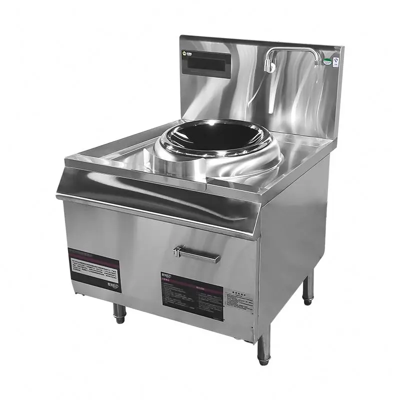 1/6 Commercial Industrial Chinese Gas Propane Wok Burner Gas Stove 2 Burner Gas Wok Range Cooker