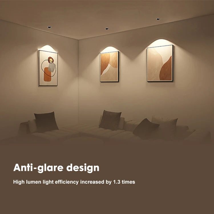 ALLWAY More Driver Choose Indoor Hotel Home 3w 5w 10w Recessed Mounted Round LED Spotlight