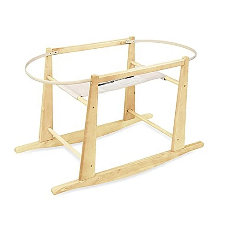 KC-071,Manufactory Portable Baby Cradle Rack Wood Rack Rocking Rattan Weaved Baby Bassinets Newborn Bed Infant Sleeping Basket