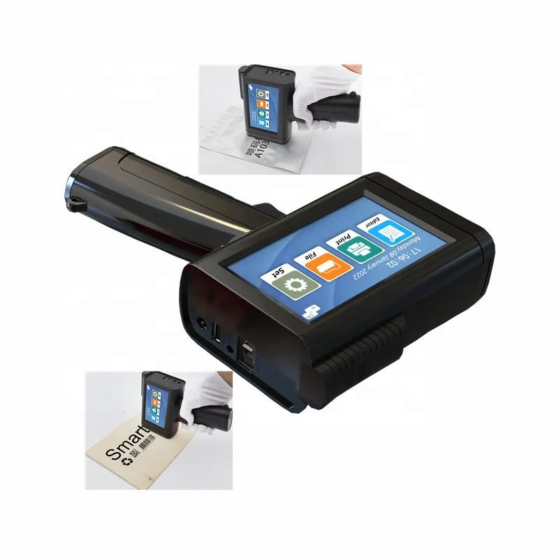 Good Feedback Auto Parts Handheld Continuous Inkjet Marker Printers For Catering Industry