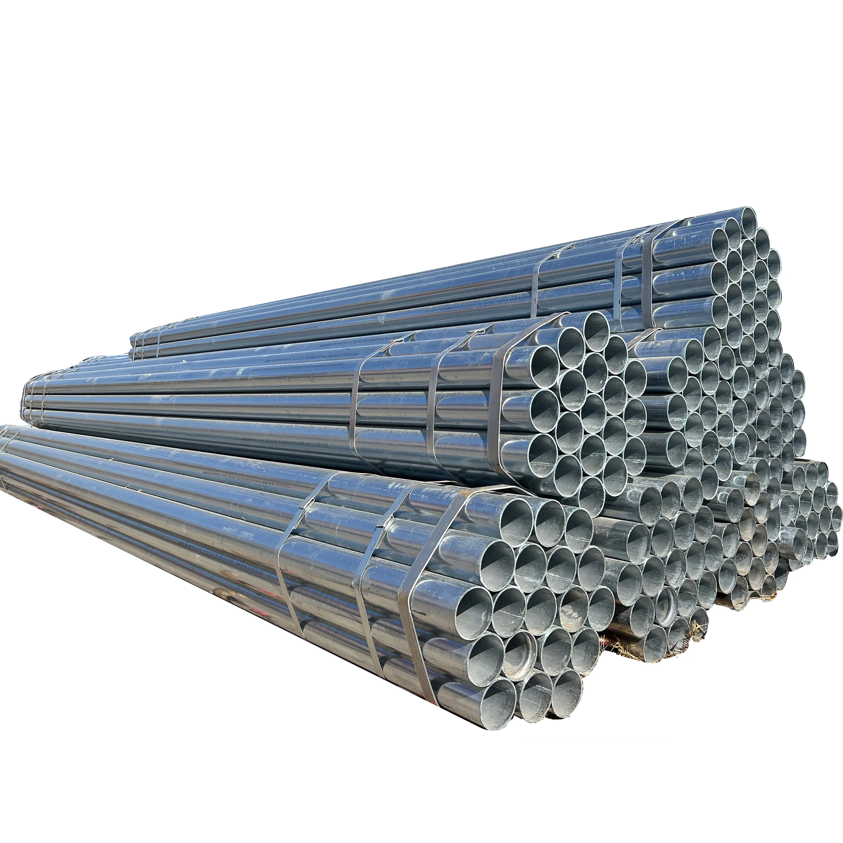 Hot dip galvanized pipe fitting malleable casting iron GI pipe plumbing materials pipe Manufacturer 1 inch sch40 sch20