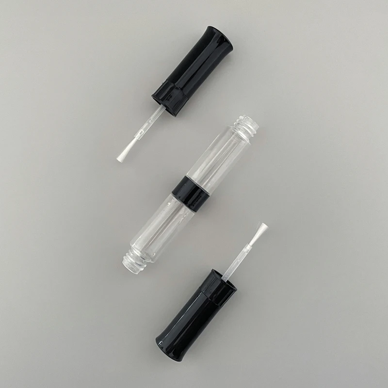 MLJ001-C004 empty plastic nail polish art needle brush pen 3in1 repair coat painting package soft squeeze Glue bottle