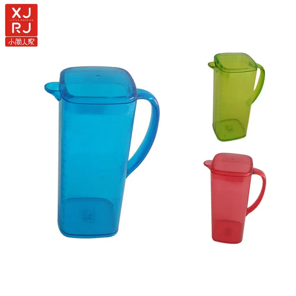 
factory direct sale 1500ml customizable transparent PS plastic water kettle 