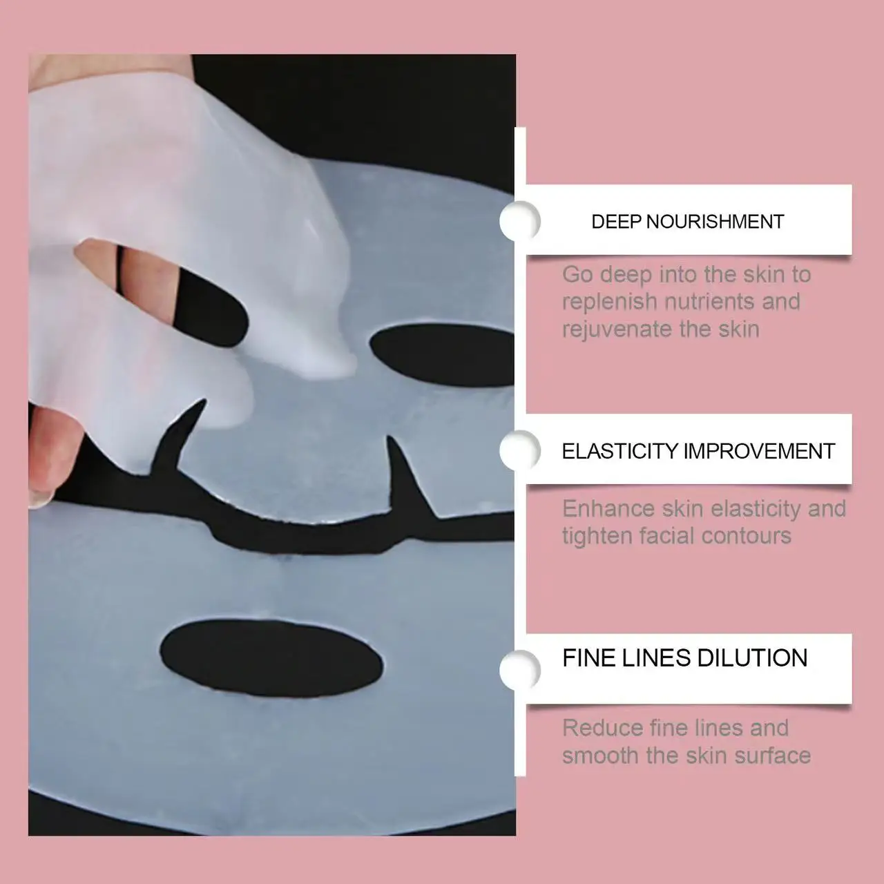2024 Private label Hydrogel Bio-collagen Mask Anti Wrinkle Face Firming Hydrating overnight Collagen sheet face mask