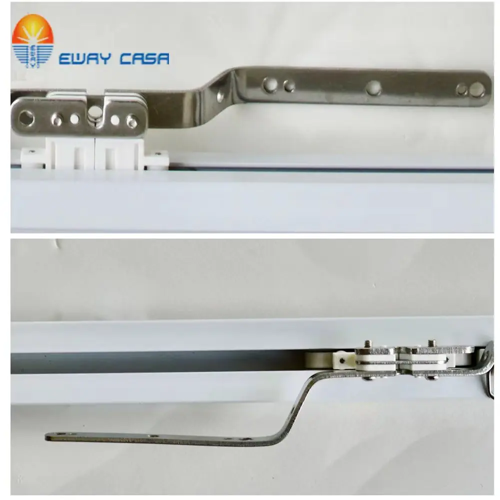 Smart Home Automatic Curtain System Electric Motor Track Battery Remote Control Electric Curtain Rail CM_JC50SLEU_1.2
