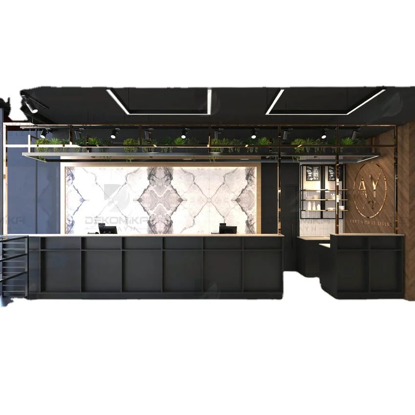 Counter Design Cafe & Restaurant Design Bar Equipments Luxury Restaurant Customized Hotel Bar Customized | Best Quality