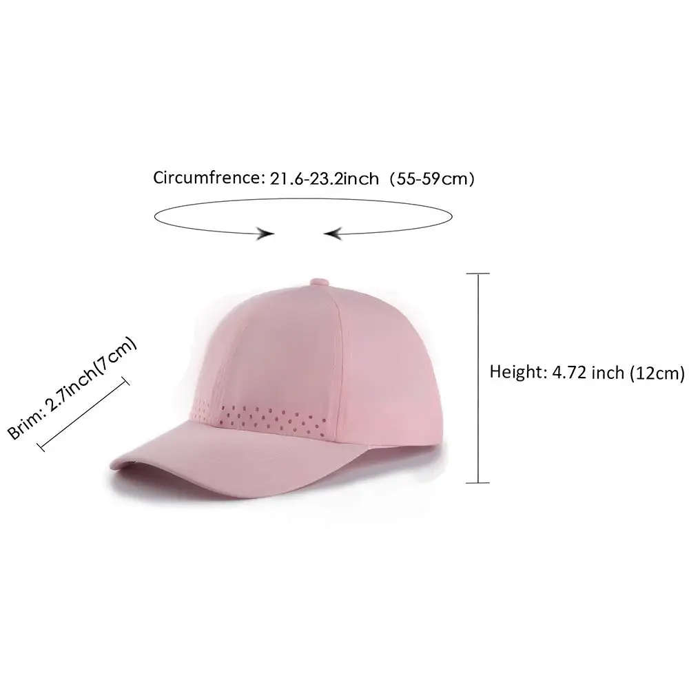 hot sale good quality summer female quick-drying sun hat nylon breathable baseball sports cap for women