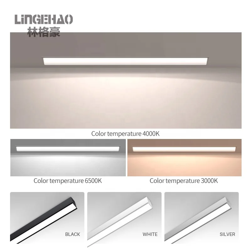 
Linkable Seamless Combination Led Linear light Led Batten Light 