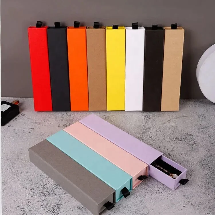 Luxury Custom Logo Printing Colorful Paper Jewelry Packaging Box Gift Ring Necklace Storage Cardboard Hard Paper Box for Jewelry