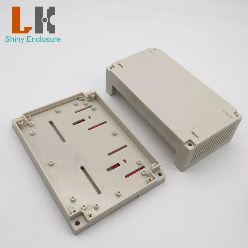 155*110*60mm Design plastic plc box custom electrical din rail abs enclosure