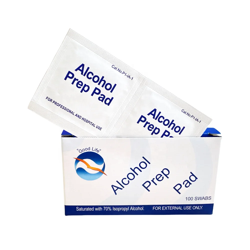Medical Prep Wet Wipes Disinfection Use 70% Isopropyl Alcohol Pads for Screen Cleaning