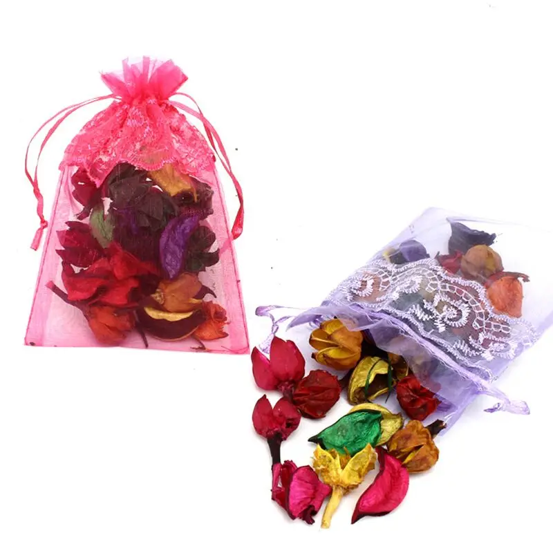 F3-336 Scented Potpourri and Dried Flower Fragrance Sachet for Home Decoration Gift  Sachet snow yarn candy packaging bag