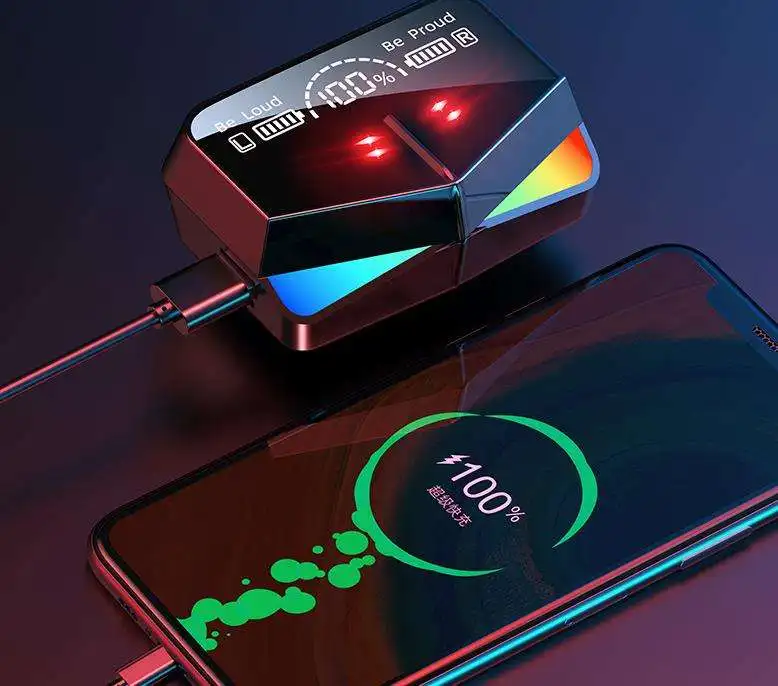 M10 TWS Wireless Headphones Blue Tooth Earphone With Charging Box LED Sports Stereo Noise Canceling Earbuds Headsets For Game