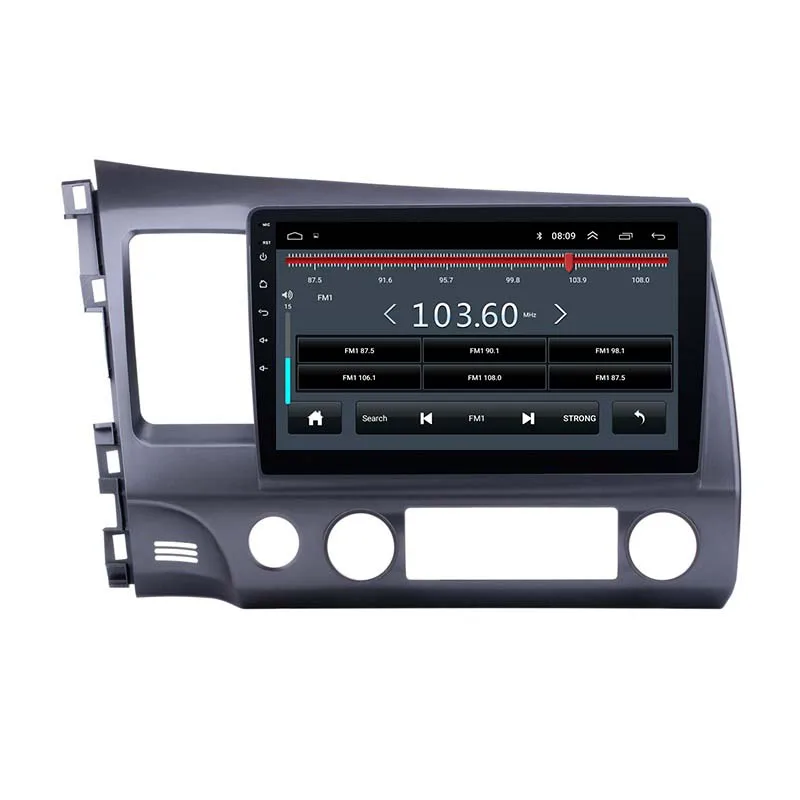 2 Din Android Car Stereo Radio 1+16GB 2+32GB GPS Wifi BT FM RDS Audio For Honda Civic 2006-2011 LHD