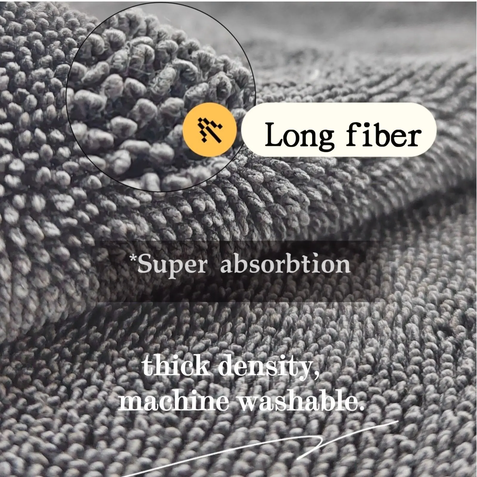 1400 GSM Double Twist Pile Microfiber Cars Detailing Cleaning Towel Thick Quick Dry Soft Super Absorbent Car Wash Drying Towels