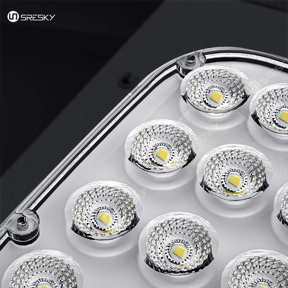 High bright HALO Series integrated outdoor lamp 60W smart landscape solar street light with APP remote