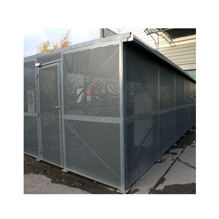 Mech Customized Galvanized Sheet Metal Fencing Panel Outdoor Patio Privacy Screen Balcony Decorative Screen Set With Stand