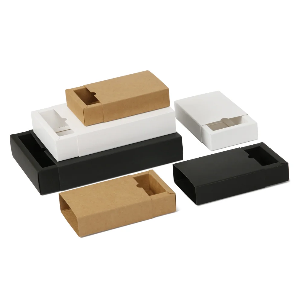 Foldable Drawer Box Multi-colors For Small Gift Packaging  Handmade Gift Package
