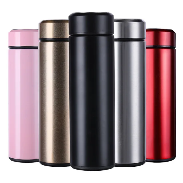 500 мл бутылка для воды из нержавеющей стали двойной Теплый Вакуумный cu