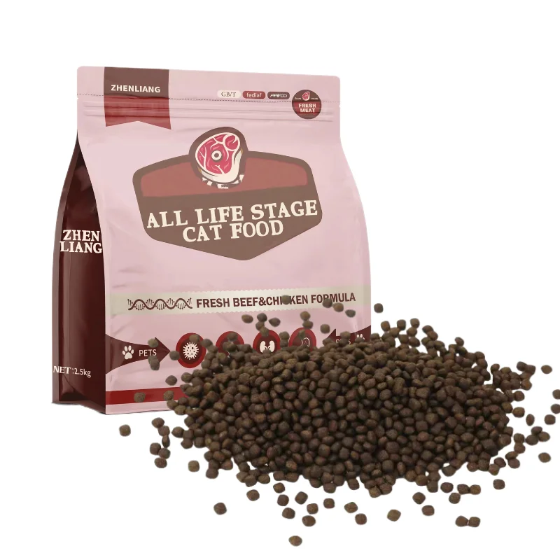 OEM&ODM Dry Food for Cats Complete Full Price and Stage  High Quality Kitten and Adult Cats Pet Main Dry Food