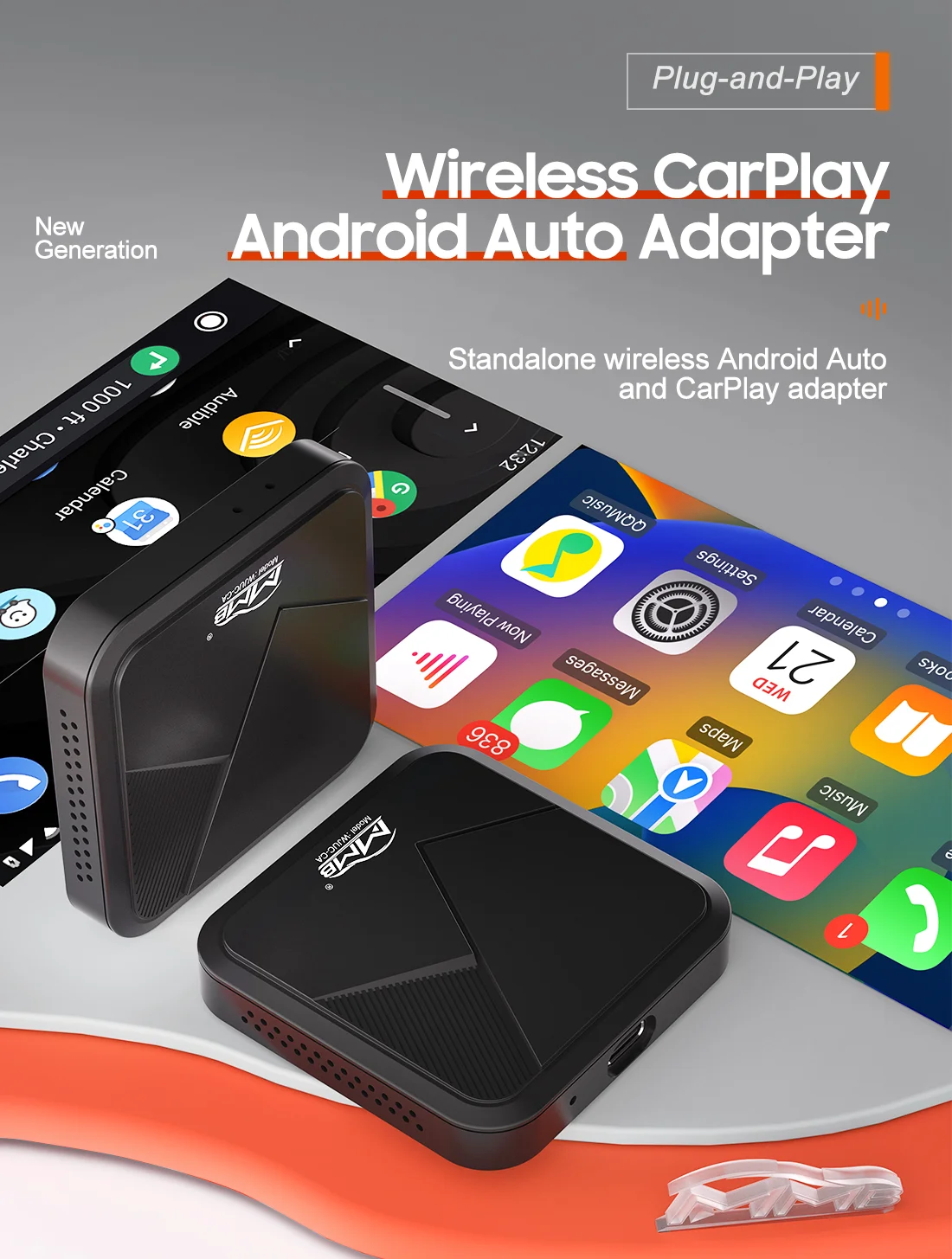 portable Carplay wireless Carplay Adapter Box carplay Wireless Android Auto