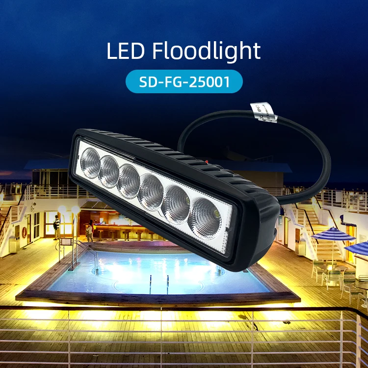 Haoyun marine  original manufacturer super bright led marine flood light OEM  LED FLOODLIGHT  Marine Boat  Awning Light