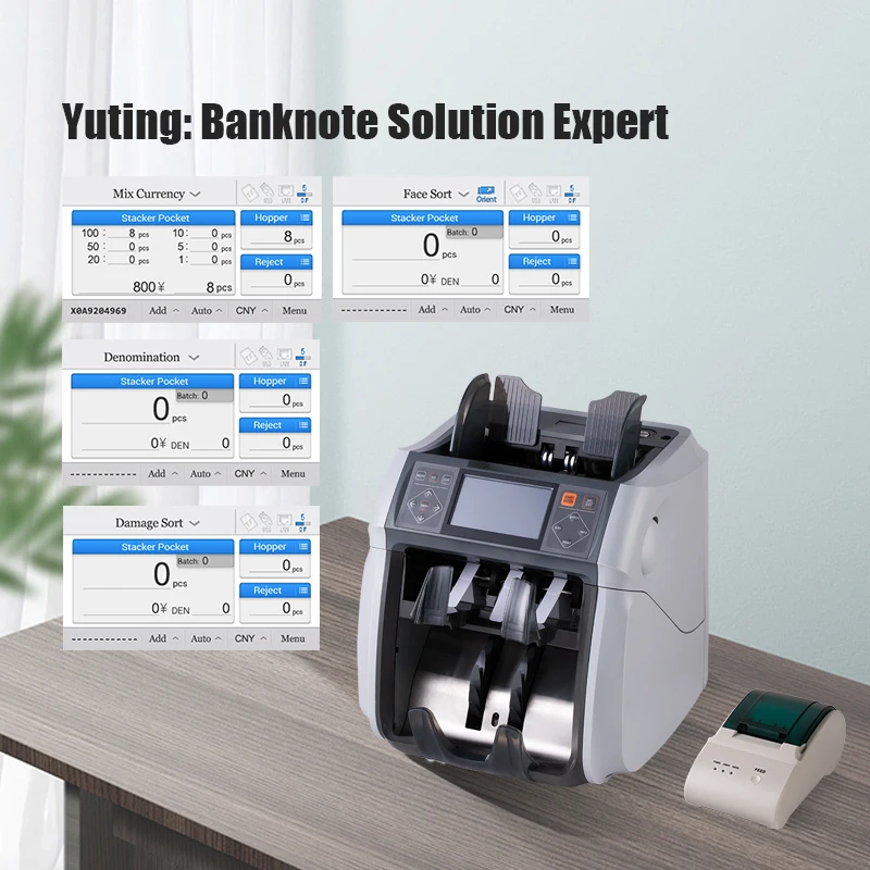 ATM Machine Parts GFS banknote counter portable cash currency money counting machine