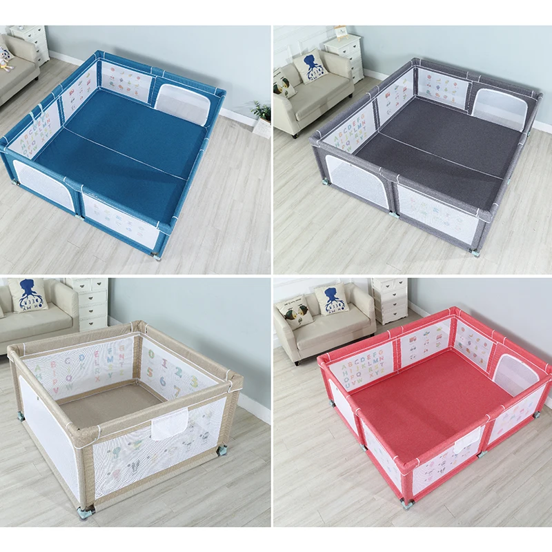 Здесь Уважаемый квадратный круглый складной пластиковый сетчатый игровой двор, большая безопасная игровая ворота, забор, манеж для малышей //