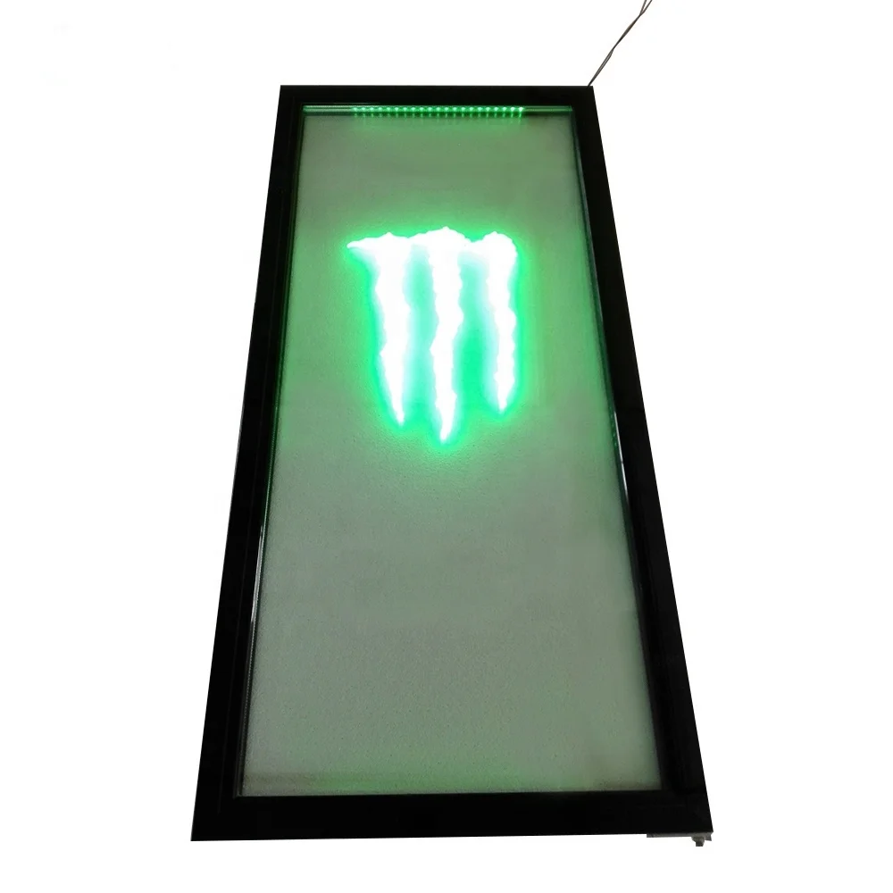 Monster Cooler Display Freezer LED Light Glass Door Supplier