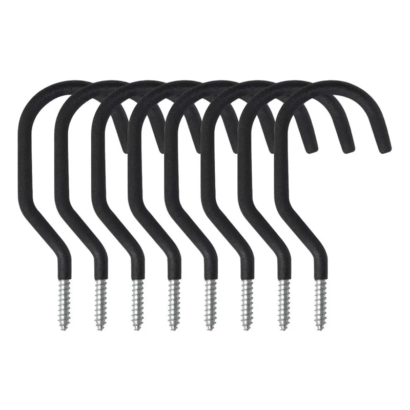 Garage storage hooks heavy duty household garden organization tools wall-mounted metal hanger bicycle hook bike rack