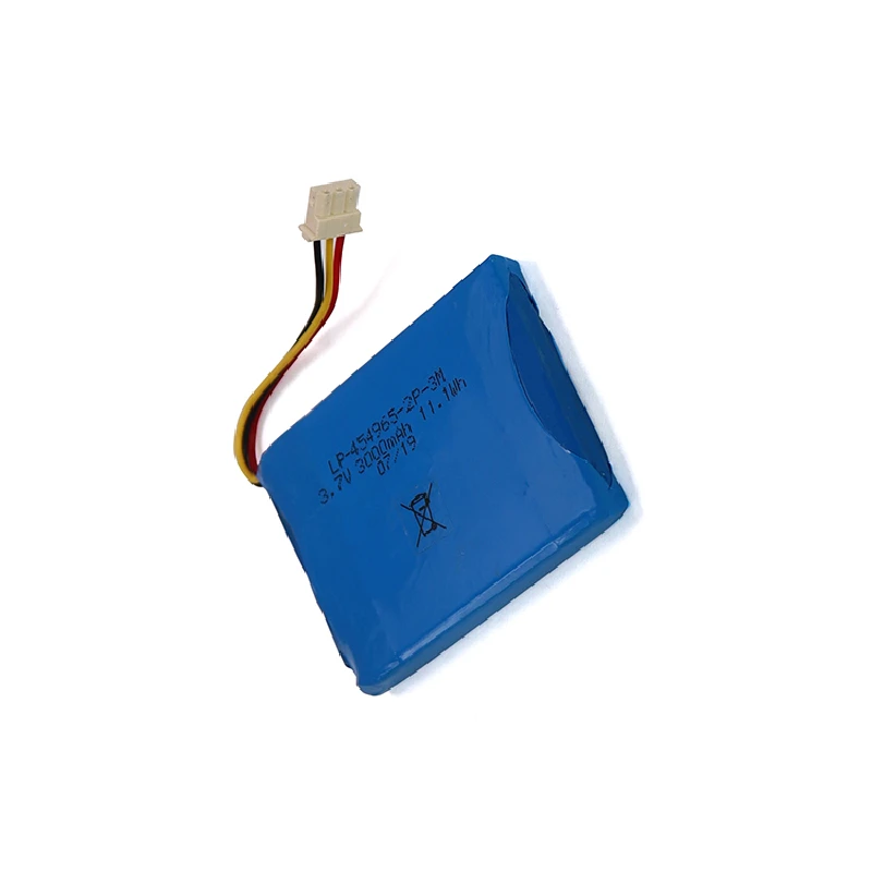 Customized Li-Polymer Rechargeable OEM 454965 3.7V 3000mAh Lithium Battery