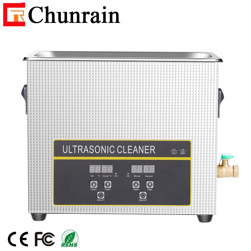 
Digital Ultrasonic cleaner with degas and semiwave Ultrasound bath for Vinyl Record PCB board CR-031S 6.5L 180W 