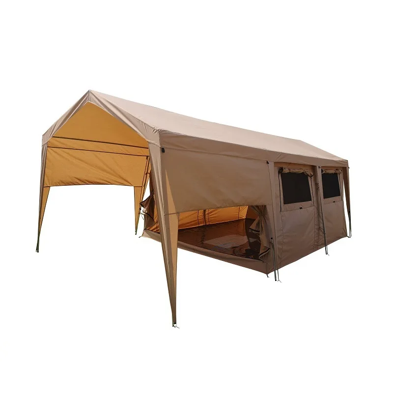 Custom family outdoor glamping luxury cotton canvas camping room resort safari hotel tent for sale