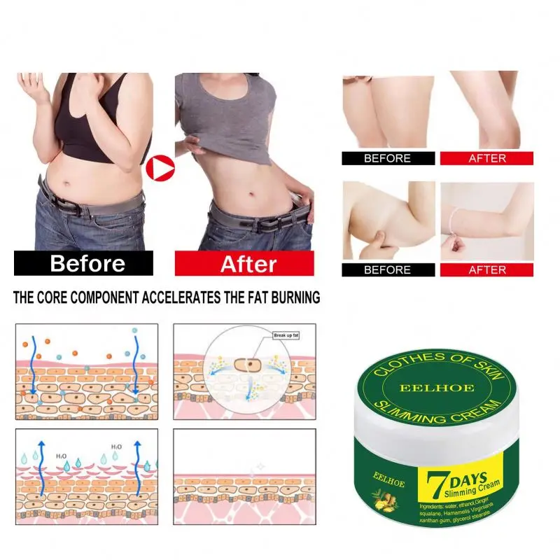 30ml Ginger Slimming Creams Leg Body Waist Effective Anti Cellulite Fat Burning 7 Days Weight Loss Slimming Firming Cream