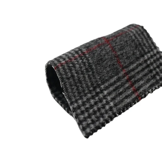 Merino Wool Wales Checks Jackets Suits Fabric High Quality
