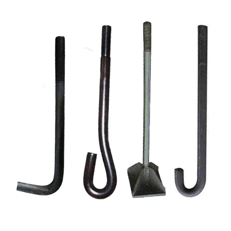 High Tensile Stainless Steel Forged Galvanized Hook Anchor Foundation Anchor Bolt