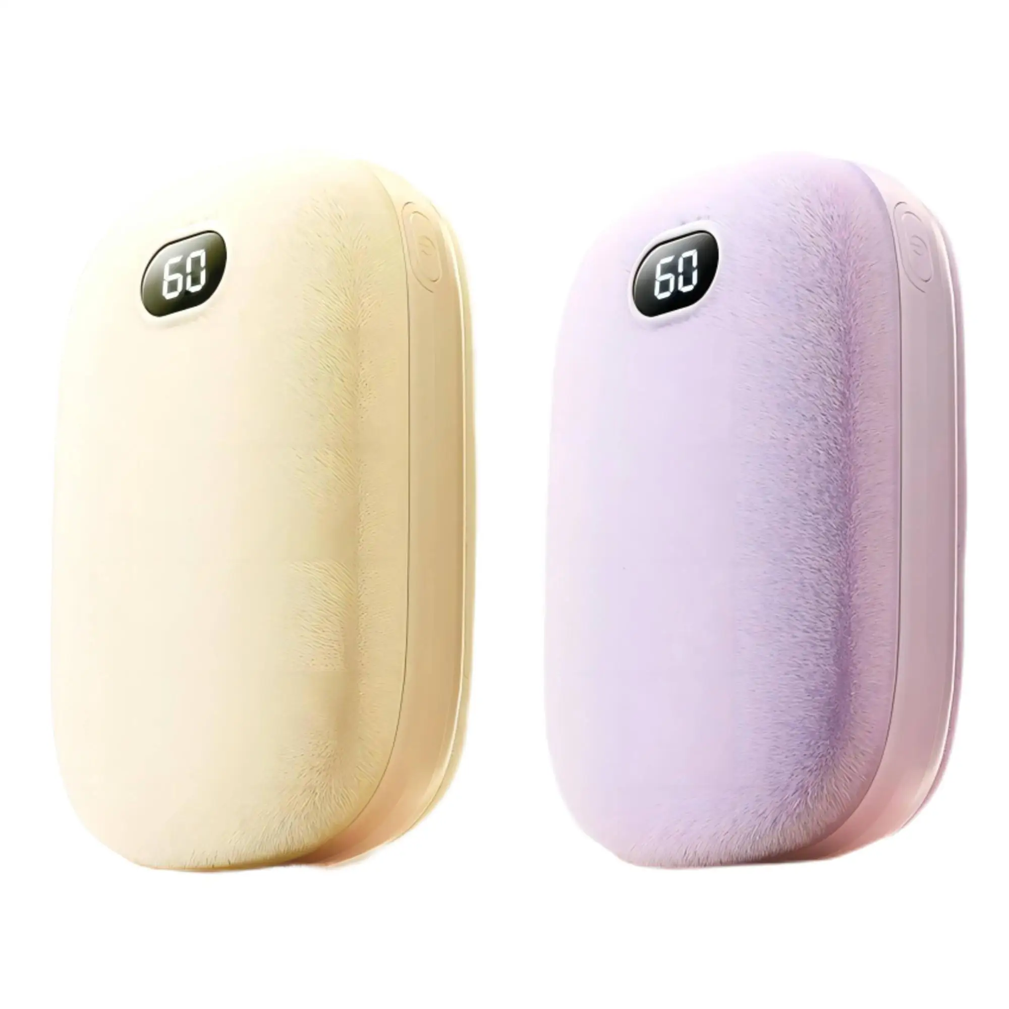 Winter Gadgets Mini Hand Warmer Built-in Portable Power Bank Rechargeable Hand Heater Digital Display Wholesale USB Hand Warmer