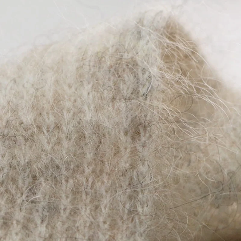 Fancy Yarn Factory Wholesale 33% Wool 33% Super Kid Mohair 28% Nylon 6% Spandex Wool Blended Yarn 12NM/1 Noble Mohair