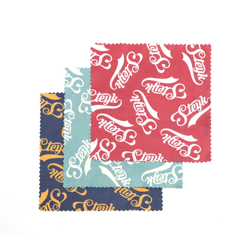 
Custom logo print microfiber cleaning wiping cloth for lens and sunglasses 