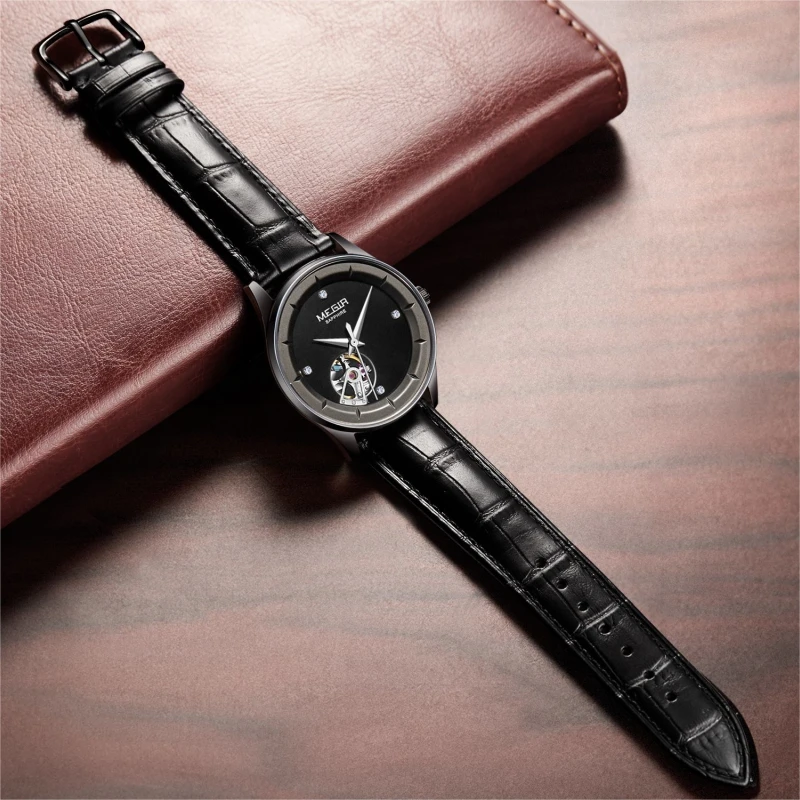 Watches men luxury brand custom brand watches  megir relogio relojes hombre  automatic men watches  megir Wristwatches