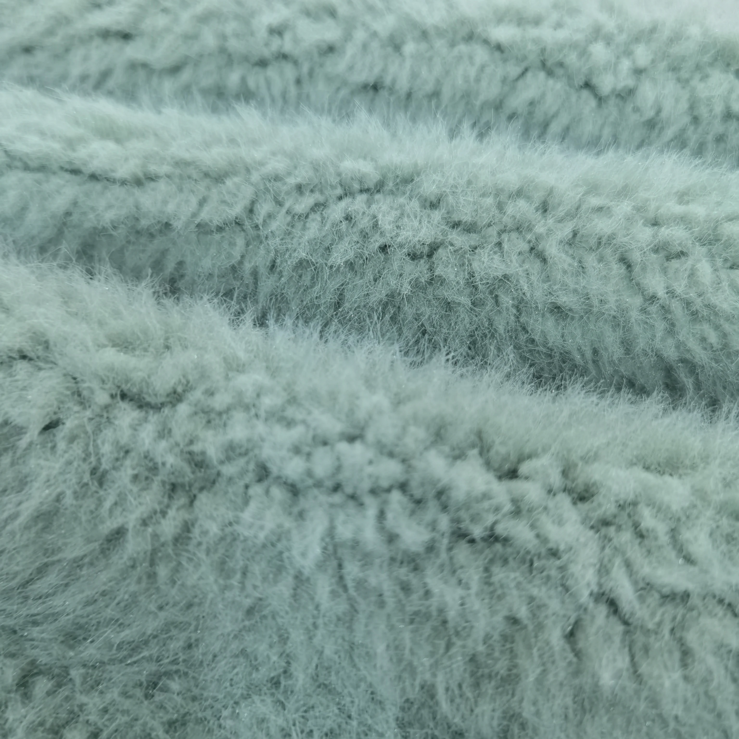 All polyester granular fleece custom wool high color micro polar patterned fleece fabric