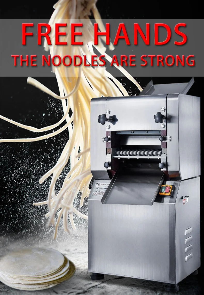 factory outlet electric commercial pizza dough roller machine bakery dough sheeter machine pasta making machine noodle maker