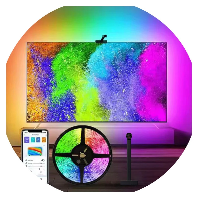 RGBIC Sync Sensing  App control Control Strip Immersion LED TV Backlight with Camera